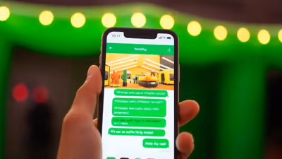 Cotización de la renta de un inflable por WhatsApp
