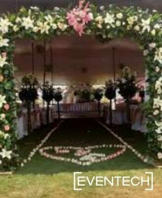 decoracion con flores para boda