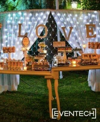 mesa de dulces para boda 1