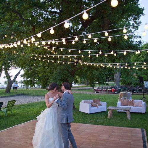 Guirnaldas de luz para boda