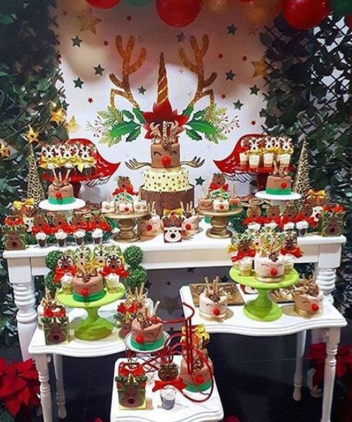 mesa de dulces navidad