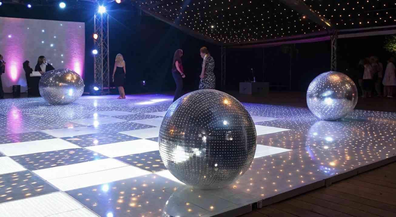 Renta de Bolas Disco para Bodas y Eventos Especiales