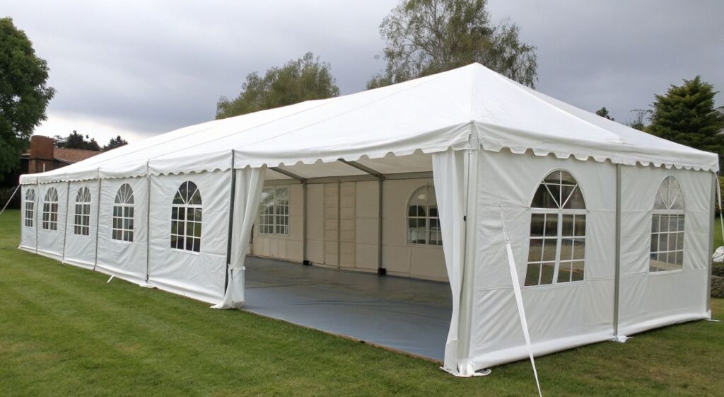 renta de carpa blanca