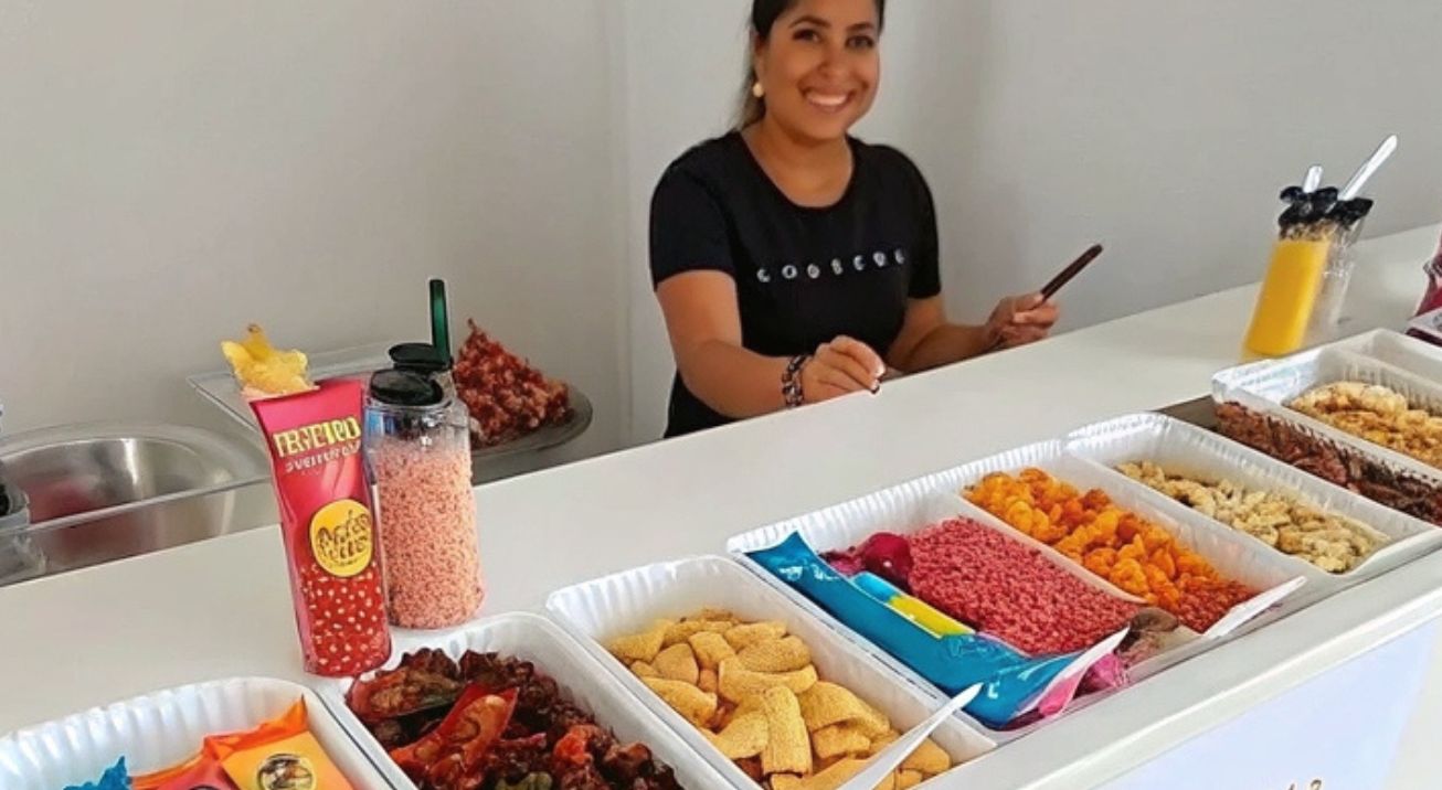 barra de snacks para fiestas